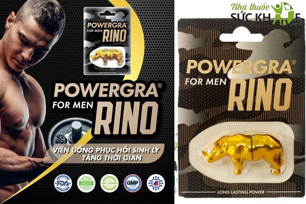 Viên uống cho nam giới Powergra For Men Rino hỗ trợ sinh lý nam
