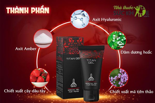 Thành phần có trong Titan gel
