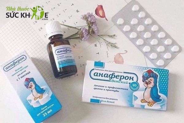 Anaferon có 2 dạng, siro và viên nén