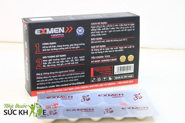 Viên uống hỗ trợ tăng sinh lực nam Exmen Siberia nhận được phản hồi tích cực của người dùng