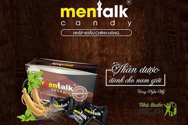Kẹo nhân sâm Mentalk Candy chứa thành phần chiết xuất từ thiên nhiên