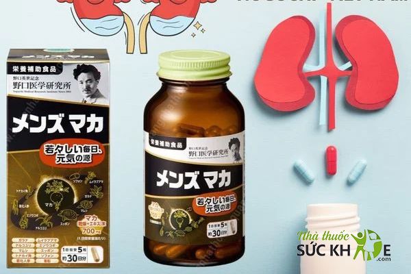Viên uống Maca Noguchi dùng cho nam giới trên 18 tuổi