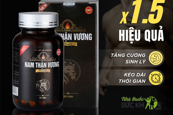 Viên uống hỗ trợ sinh lý Nam Thận Vương Power bổ thận, tráng dương