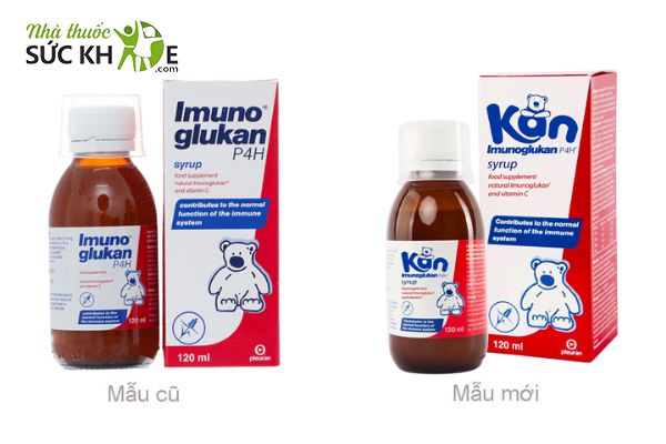 Siro Imuno Glukan mẫu cũ- mới