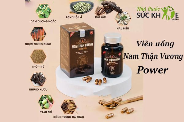 Nam Thận Vương Power chứa thành phần chiết xuất từ thiên nhiên