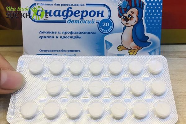 Viên uống Anaferon dùng cho trẻ em từ 1 tháng tuổi trở lên và cả người trưởng thành