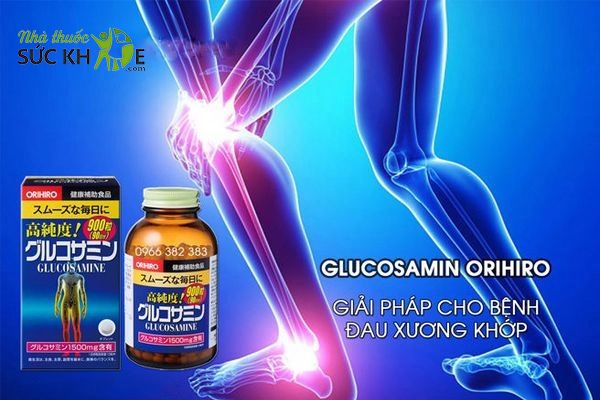 Viên uống Glucosamine Orihiro hỗ trợ đau nhức xương khớp
