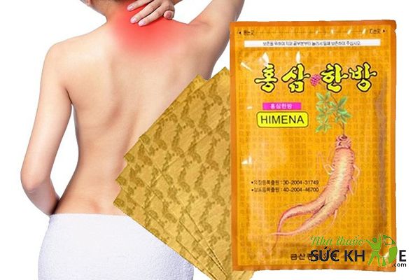 Cao dán Hàn Quốc giúp giảm đau nhanh