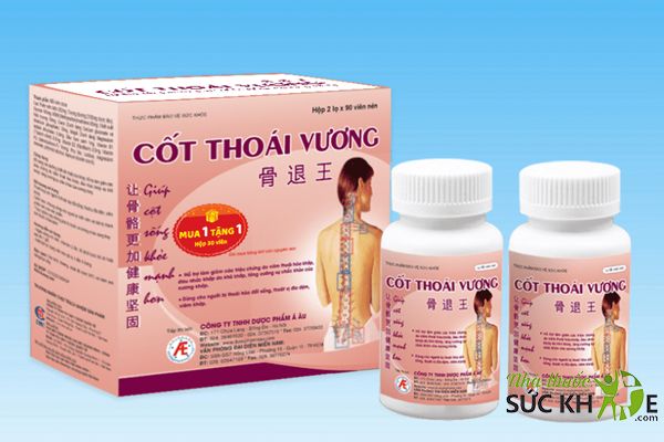 Cốt Thoái Vương lọ và hộp giấy