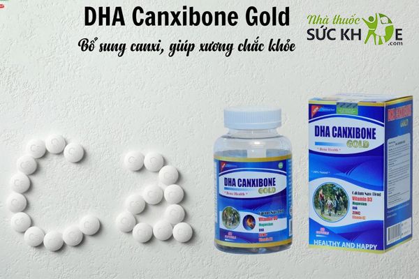  DHA Canxibone Gold bổ sung canxi hỗ trợ xương khớp