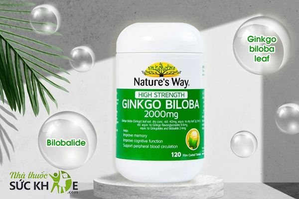 Sử dụng viên uống Ginkgo Biloba Nature's Way từ 3- 6 tháng để đạt hiệu quẳ cao