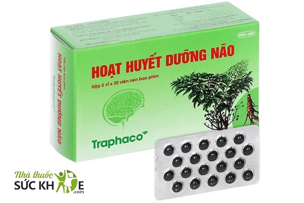 Huyết Dưỡng Não Traphaco bào chế dạng viên tiện dụng