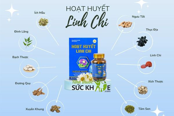 Thành phần trong viên uống Hoạt Huyết Linh Chi