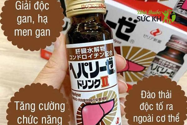 Nước uống Zeria Hepalyse Hi Plus hỗ trợ giải độc, mát gan