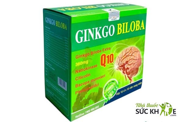 Uống viên Ginkgo Biloba Q10 Natural 360mg sau ăn 30 phút 