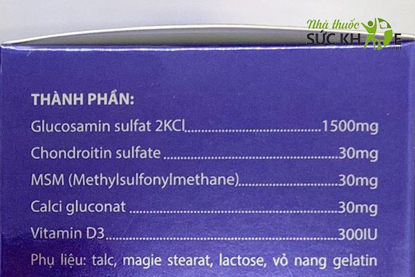 Thành phần lành tính với người dùng