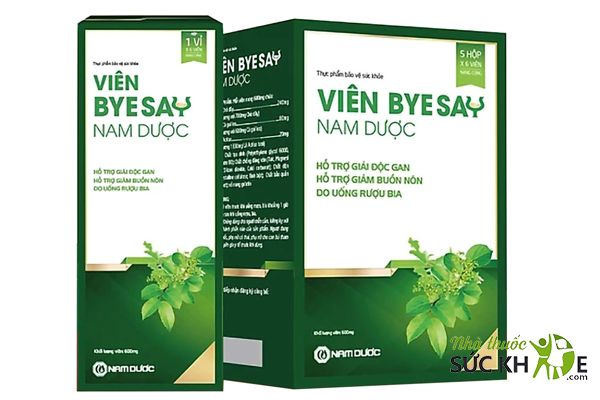 Viên uống hỗ trợ giải rượu, bảo vệ gan Nam Dược Bye Say