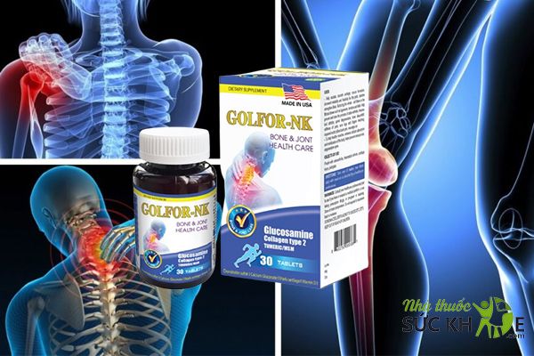 Viên uống bổ xương khớp Golfor- NK giảm nhanh các cơn đau nhức xương khớp