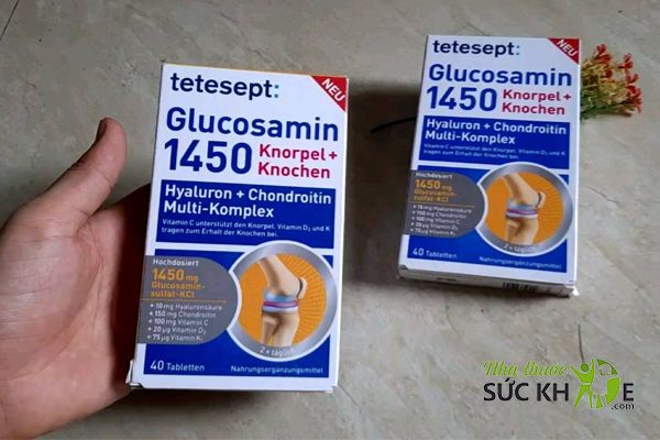 Tetesept Glucosamin 1450 nên uống khi bụng no để tránh ảnh hưởng đến dạ dày