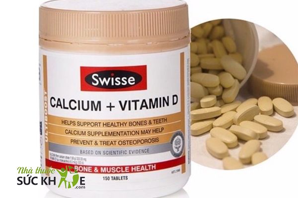 Sử dụng mỗi ngày 2- 3 viên Swisse Canxi Vitamin D
