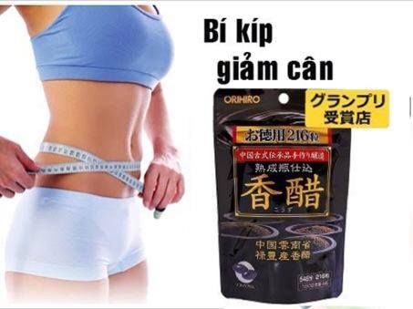 Giấm đen Orihiro Nhật Bản hỗ trợ cải thiện cân nặng