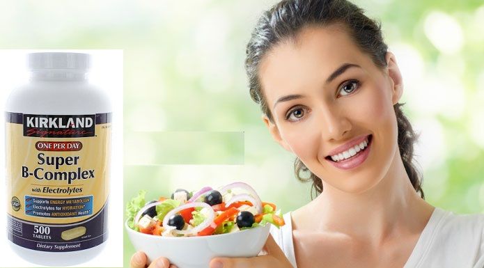Vitamin B tổng hợp Super B-Complex Kirkland 500 viên 
