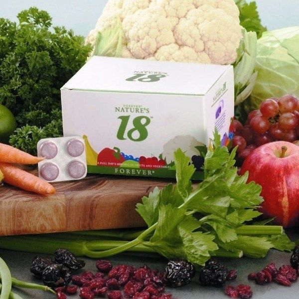 Forever Natures 18 bổ sung 18 loại rau củ quả 120 viên