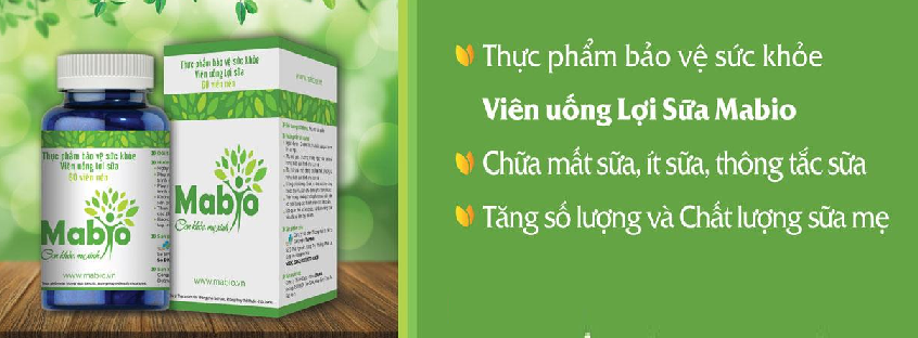 Viên Uống Mabio Hỗ Trợ Nâng Cao Chất Lượng Sữa Mẹ