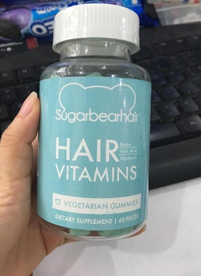 Kẹo gấu mọc tóc SugarBear Hair - Vitamin hỗ trợ mọc tóc 60 viên