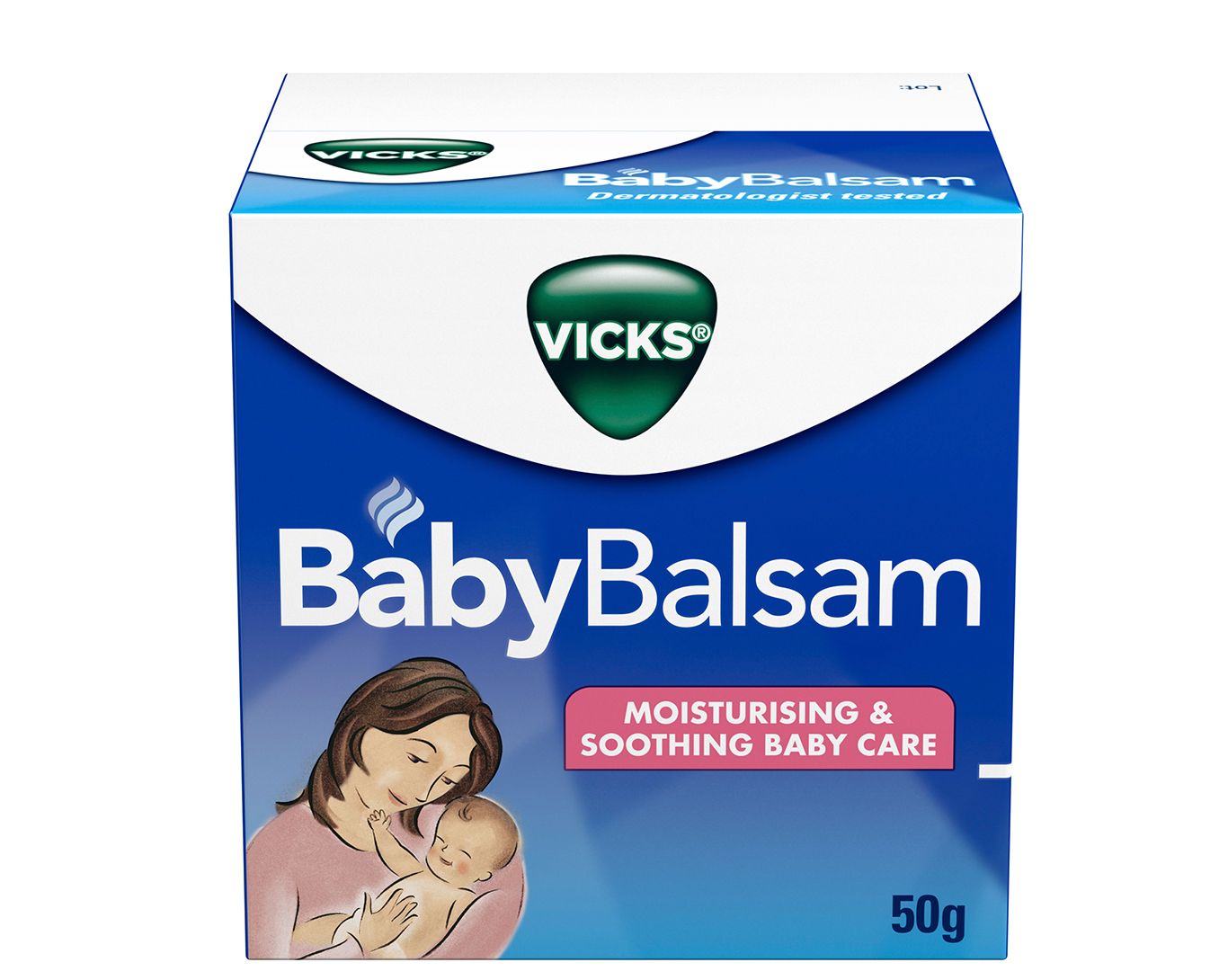 Dầu Vicks Baby Balsam Boi ấm Ngực Giảm Ho 50g Chinh Hang