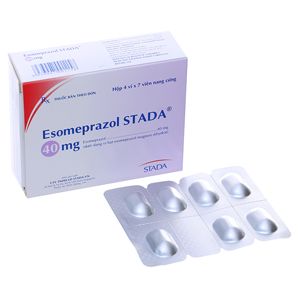 Thuốc trị trào ngược dạ dày, loét dạ dày esomeprazol 40mg