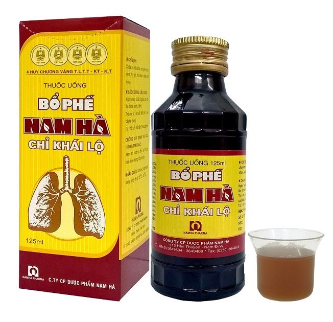 Thuốc uống bổ phế nam hà chỉ khái lộ- 125ml