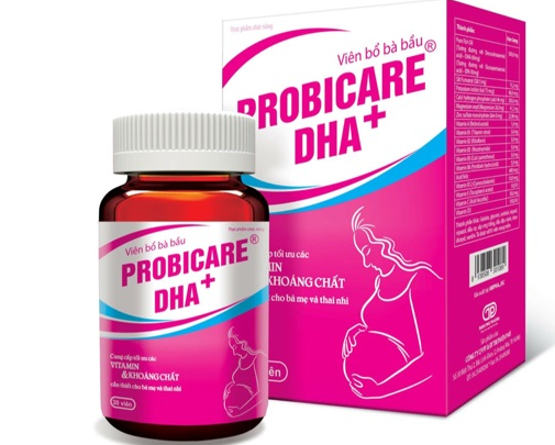 Viên bổ bà bầu Probicare DHA+ lọ 30 viên
