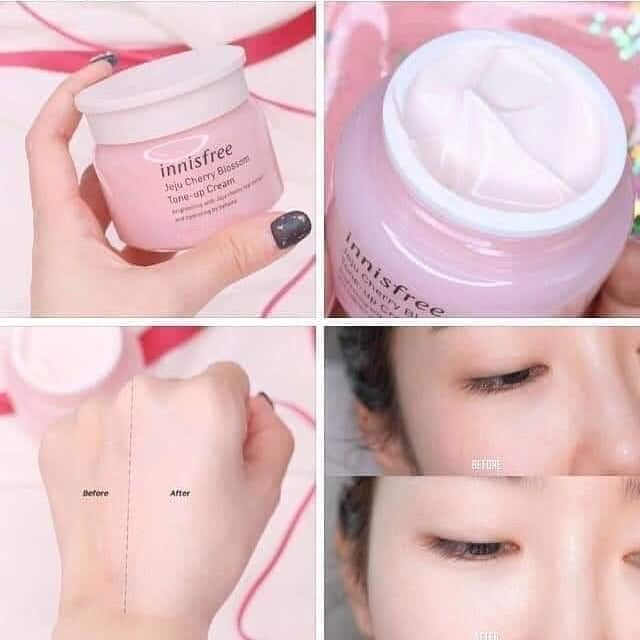 Kem dưỡng trắng da Innisfree Jeju Cherry Blossom Tone-up