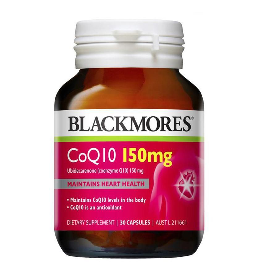Viên uống CoQ10 Blackmores 150mg của Úc hộp 30 viên
