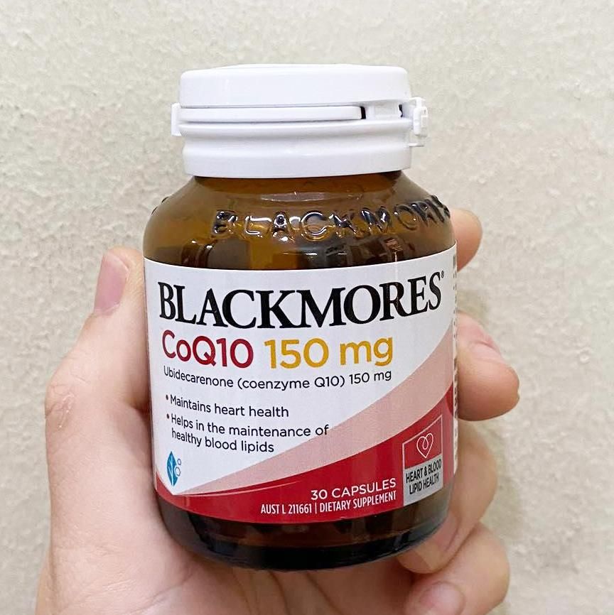 Viên uống CoQ10 Blackmores 150mg của Úc hộp 30 viên