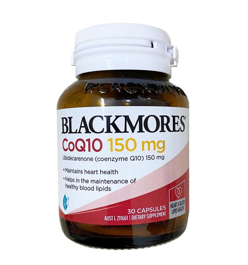 Viên uống CoQ10 Blackmores 150mg của Úc hộp 30 viên