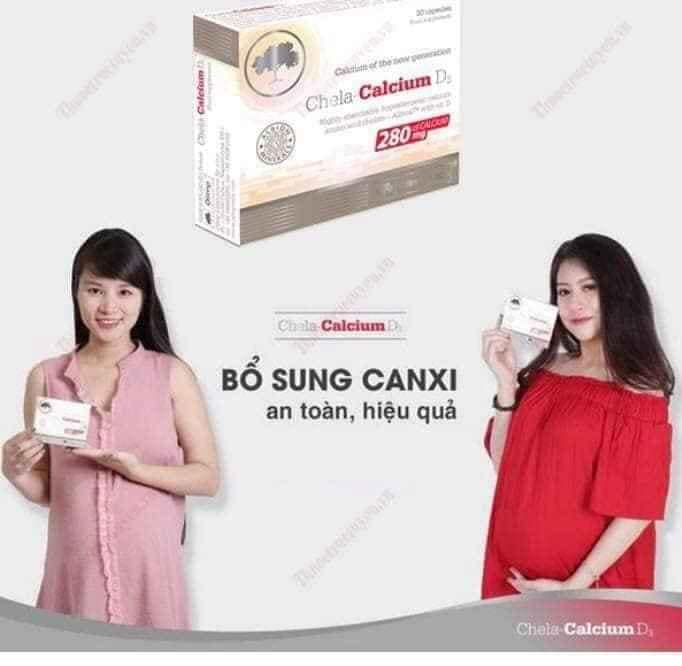 Viên uống bổ sung canxi Chela-Calcium D3 thế hệ mới