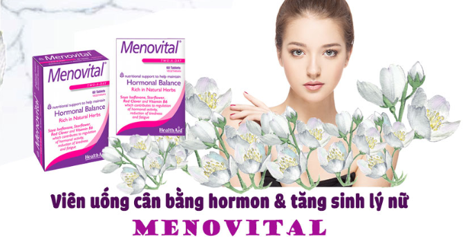 Viên uống Healthaid Menovital hỗ trợ cân bằng nội tiết tố nữ