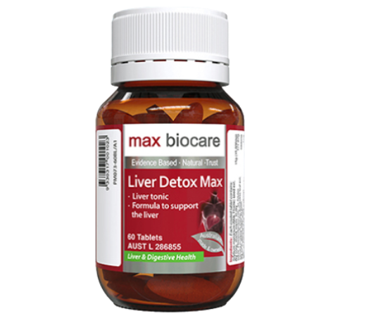 Max Biocare Liver Detox Max - hỗ trợ giải độc, bảo vệ gan