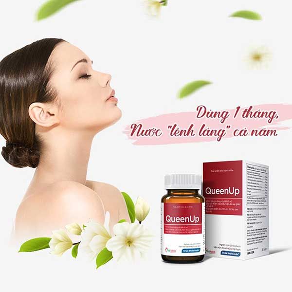 QueenUp - hỗ trợ tăng cường nội tiết tố cho nữ