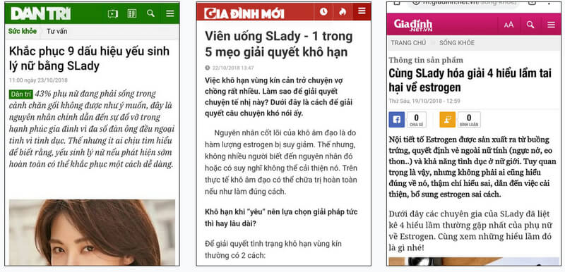 Slady - viên uống cho phụ nữ tiền mãn kinh