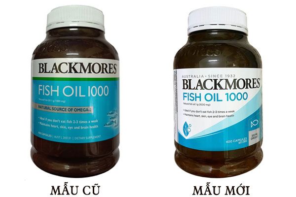 Dầu cá Blackmores fish oil 1000mg chính hãng của Úc