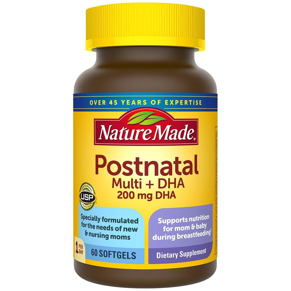 Nature Made Postnatal Multi DHA cho phụ nữ cho con bú