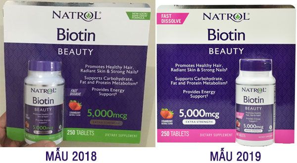 Viên ngậm mọc tóc Biotin 5000 mcg của Mỹ chính hãng