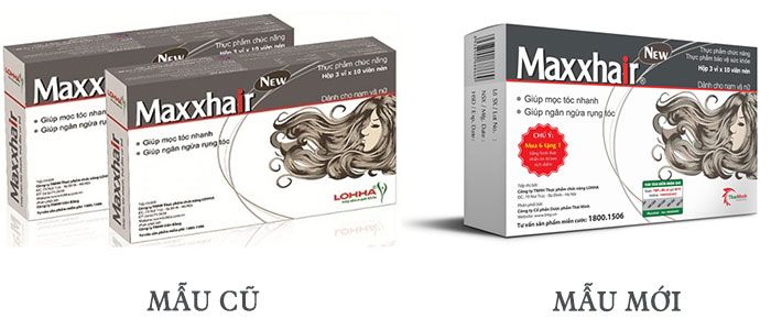 Viên uống Maxxhair hỗ trợ mọc tóc