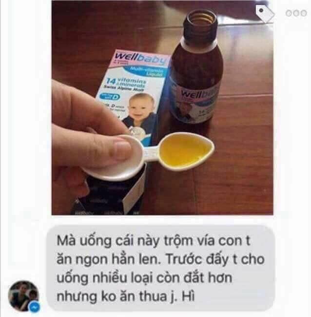 Wellbaby - Multi Vitamin Liquid 150ml của Anh