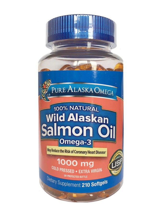 Dầu Cá Hồi Pure Alaska Omega Wild Alaskan Salmon Oil 1000mg