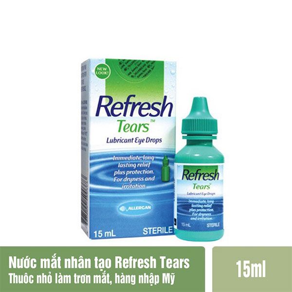 Thuốc nhỏ mắt làm trơn mắt Refresh Tears (15ml)