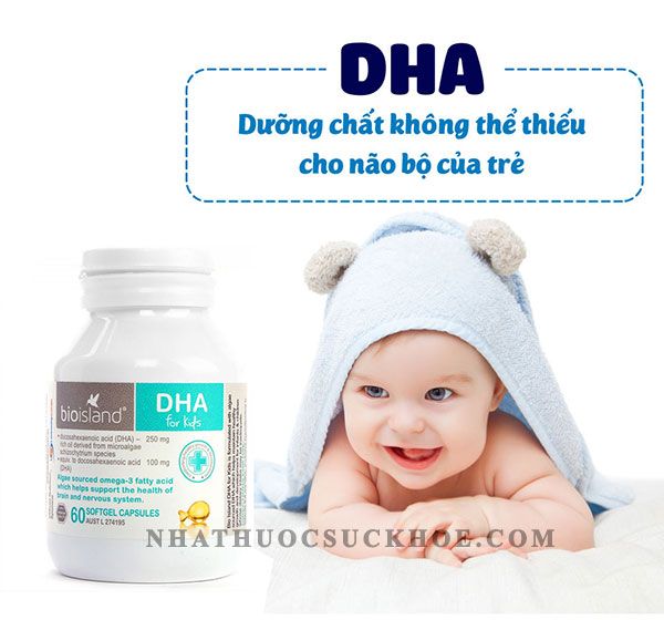 Dầu cá Bio Island hỗ trợ bổ sung DHA cho trẻ của Úc